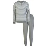 Phil & Co. Schlafanzug Herren Pyjama Interlock Qualität warm (2 tlg) Modisch