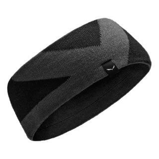 SALEWA - Pure Merino Wollstirnband - Schwarz (Gr.UNI58)