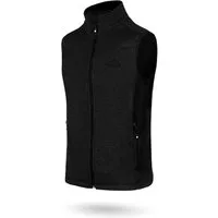 normani Fleeceweste Herren Strick-Fleeceweste Shamattawa Winterweste mit Seitentaschen und Neopren - Ärmellose Strickweste