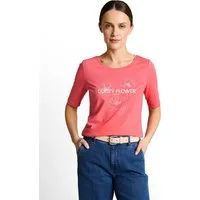 TOM TAILOR Kurzarmshirt Sommershirt mit Frontprint