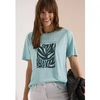 CECIL T-Shirt Sommerschirt, Rundhals, Baumwollmix mit Modal