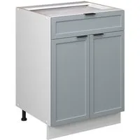 Vicco Unterschrank Fame-Line, Hellblau-grau/Weiß, 60 cm mit Schublade, ohne Arbeitspl... (1-St)