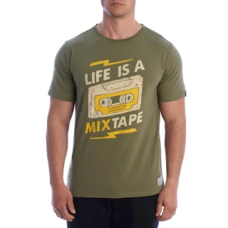 Kurzärmliges Herren T-Shirt mit Grafik aus Baumwolle HS24MTS24
