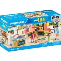 Playmobil® Food Lounge (71538), My Life Konstruktions-Spielset, (54 St), Made in Europe