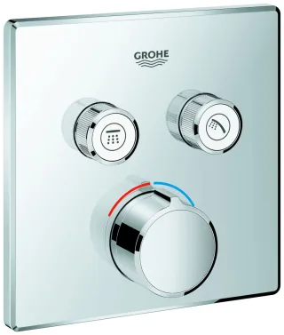 Grohe Unterputzmischer SmartControl 29148 eckig FMS 2 Absperrventile chrom, 29148000 29148000