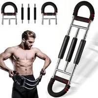 BlingBin Multitrainer Twister Armtrainer, 30–75 kg Verstellbares Brustmuskel Trainingsgeräte, (U-förmiger Verstellbares Brust, Arm & Oberschenkel Trainingsgerät, 1-St., Expander fitness Bizeps trainingsgerät Rutschfester Schaumstoffgriff), Abnehmbare