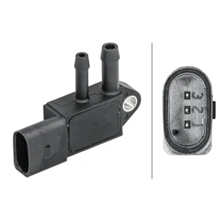 Hella Abgasdrucksensor Audi Porsche Skoda VW
