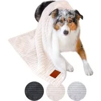 Wahre Tierliebe Tierdecke Premium Kuscheldecke Fluffy, Überzug, hält warm, wasserabweisend