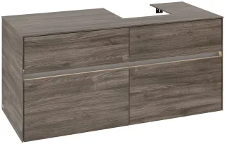 Villeroy & Boch Waschtischunterschrank Collaro C099B0 1200x548x500mm mit Beleuchtung Stone Oak C099B0RK
