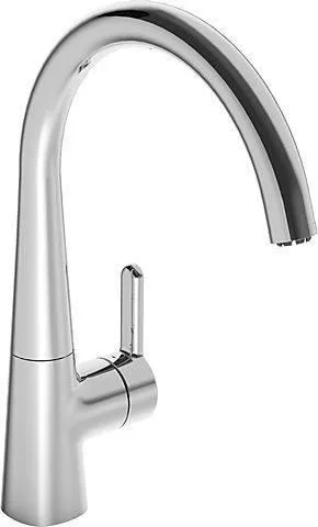 Hansa Spültisch-Einhand-Einlochbatterie, Niederdruck Hansadesigno 5102 1183 verchromt, 51021183 51021183
