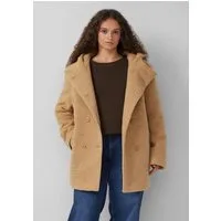 QS Funktionsjacke Outdoor-Jacke Kurzmantel in Wolloptik