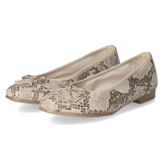 Tamaris Ballerinas - Gr. 37 - Beige - Textil & Synthetik
