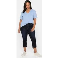 Sheego Jeansshorts 7/8-Jeans