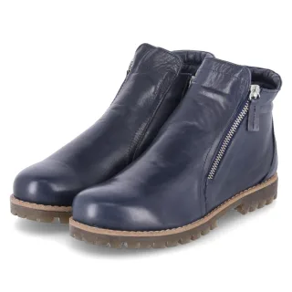 Andrea Conti Stiefeletten - Gr. 37 - Blau - Glattleder