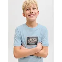 Jack & Jones Junior T-Shirt JJRAIN TEE SS CREW NECK JNR mit Logoprint