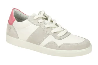 Ecco 212873 STREET LITE Damen Sneaker Wei? Bubble Gum Leicht Flexibel Rund