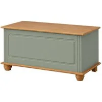 OTTO home Sitztruhe Finca, aus massivem Kiefernholz, 85 x 43 x 45 cm, mit praktischem Stauraum