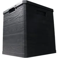 ONDIS24 Kissenbox Aufbwahrungsbox Madera Mini Holz-Optik, 90L, abschließbar Truhe