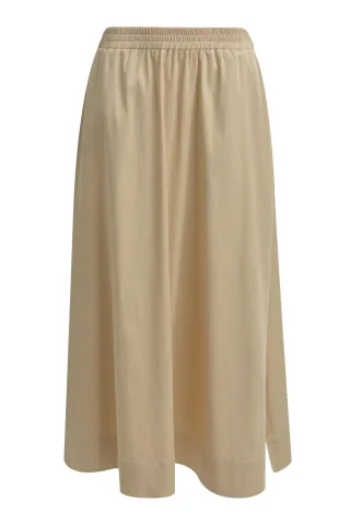 Smith&Soul - Cotton Skirt camel - Gr. - XL