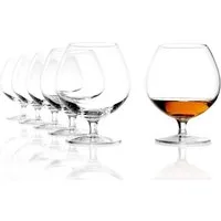 Stölzle Schnapsglas Stölzle Lausitz Milano Cognacschwenker 585 ml 6er Set, Kristallglas