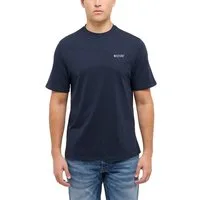 MUSTANG T-Shirt Austin-Logo small Regular fit, kleiner Markenschriftzug