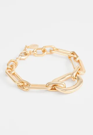 US Polo Assn Jewellery Blair Gelbgoldarmband