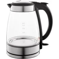 B&S Wasserkocher Glas 1,7 L - 360 Grad Drehung - beleuchtet - für Links & Rechtshänder, 1.7 l