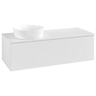 Villeroy & Boch Antao Waschtischunterschrank 1200x360x500mm L33150GF mit Beleuchtung mit Struktur FK/AP: GF/0