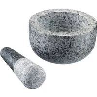 WESTMARK Mörser, (Set, 2-tlg), Natur-Granit