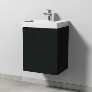 Sanipa 3way Waschtischunterbau zu Villeroy & Boch Avento Waschtisch mit 1 Tür, Vulkan-Matt SP6181V