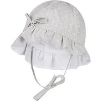 Sterntaler® Sonnenhut UV-Schutz 50+ Hut kleine Herzen (1-St) Hut aus Viskosemix mit Herzchen, Regulierungsband, Bindeband & Futter