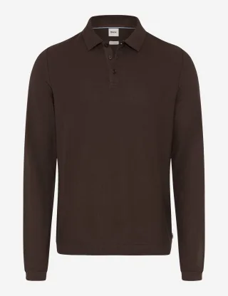 Brax Herren Polo Style PRINCETON chocolate, dunkelbraun, Gr. XXXL