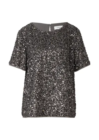 comma - Bluse grau - Gr. - 36
