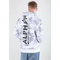 Alpha Industries Kapuzensweatshirt BACK PRINT HOODY Baumwollmischung, regular fit