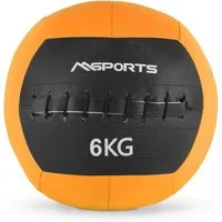 MSports® Medizinball Wall-Ball Premium Gewichtsball 2 - 10 kg in verschiedenen Farben