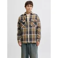 Jack & Jones Langarmhemd JPRRAYLE MELANGE CHECK L/S OVERSHIRT SN