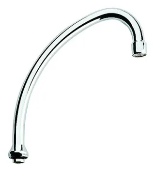Grohe Rohrauslauf 13070 Ausladung 185mm ohne Anschlag DN15 chrom, 13070000 13070000