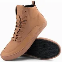 OMBRE Herren-Sneaker mit dekorativen Laschen Sneakerboots