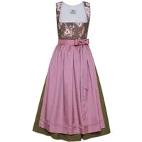 Berwin Dirndl Midi-Dirndl mit Blumenmuster