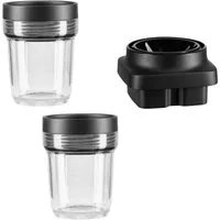 KitchenAid Standmixer KitchenAid Mixbehälter-Set 200 ml 5KSB2040BBB für K400 & K150