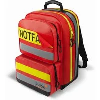 pulox Erste-Hilfe-Set Erste Hilfe Rucksack - Großer Notfallrucksack in Rot aus Plane, (1 St)