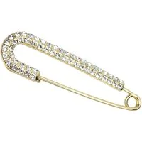 Ella Jonte Anstecknadel, Brosche Gold mit Strass – Elegante Verschlussnadel