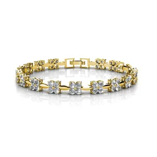 Süße Armbänder - Gold und Kristall