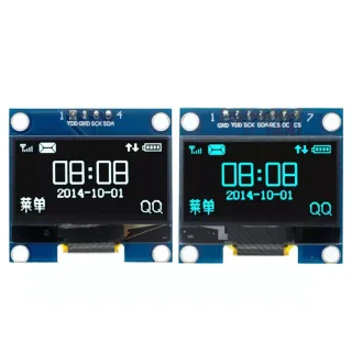 1.3 Inch OLED Display Module White/Blue 128X64 SPI/IIC I2C Communicate Color 4Pin/7Pin Screen Board