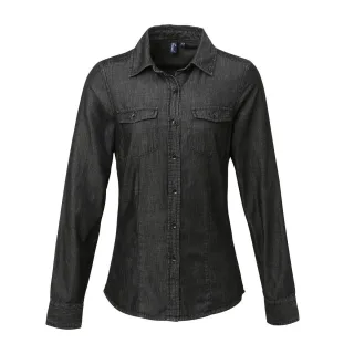 Premier - Hemd für Damen (Jeans-Schwarz)