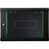Wandgehäuse Dynamic Basic Serie - 600x450 mm (BxT), IT-Schrank schwarz, 9 Höheneinheiten