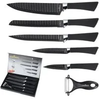 RHEINSTAHL Messer-Set 6 teilig Messerset Küchenmesser Set Profi Kochmesser (Set, 6-tlg., Ausbeinmesser, Brotmesser, Schälmesser, Kochmesser, Universalmesser), Edelstahl hochwertiges SelbstschärfenMesser Küchenmesser Set