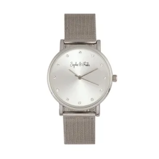 Sophie & Freda Savannah Mesh-Armbanduhr mit Swarovski-Kristallen