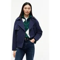 Tommy Jeans Kurzjacke TJW SHORT TRENCH JACKET Materialmix