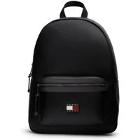 Tommy Jeans Rucksack TJM ELEVATED PU BACKPACK, Unisex Freizeitrucksack, Businessrucksack mit Logo-Aufnäher